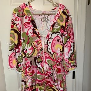 Terry cloth swimsuit cover up